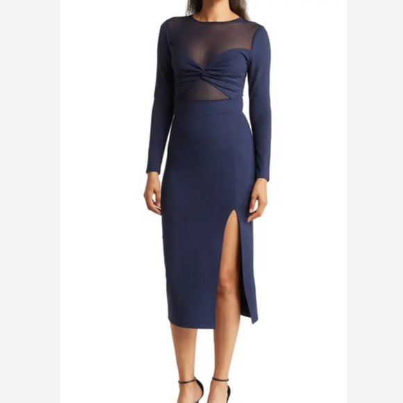 Love By Design Dresses & Skirts - Love by Design Ruched Midi Dress Size: M